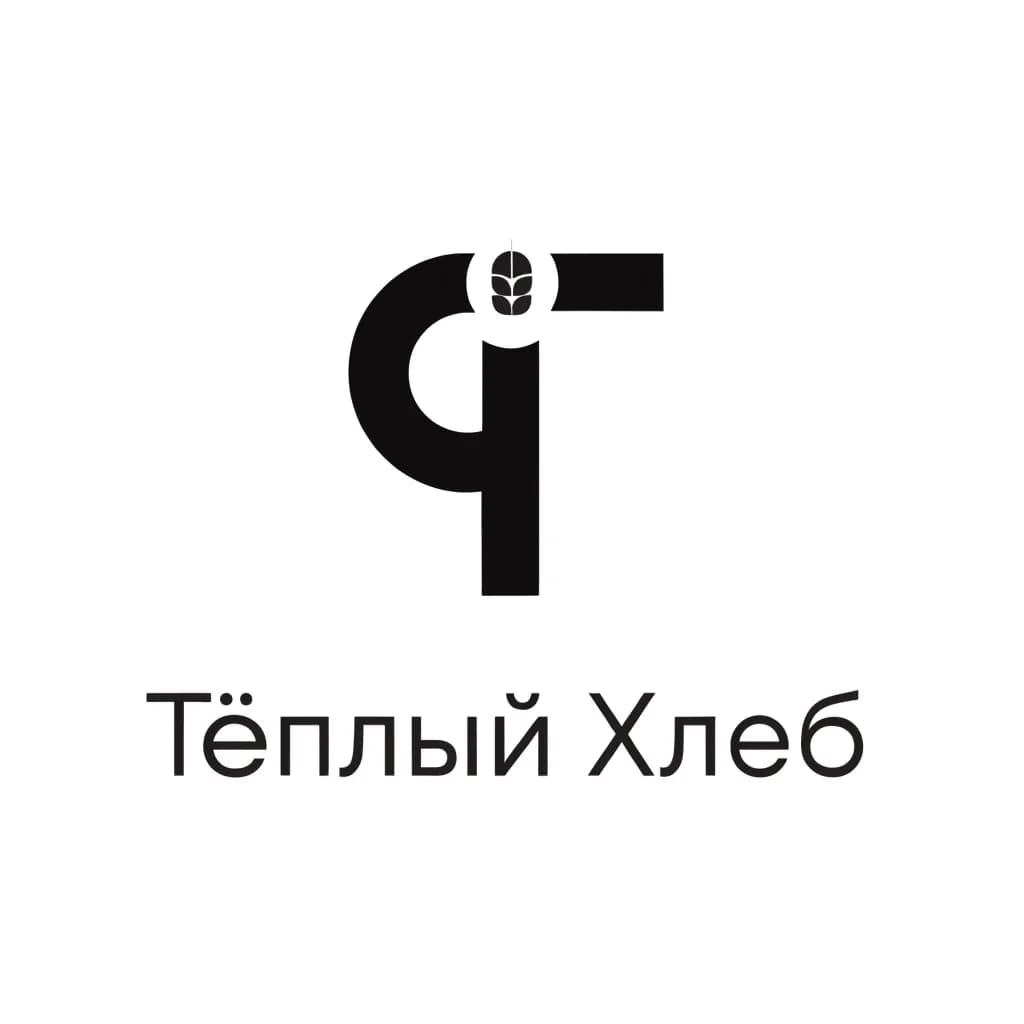 Вариант 4 логотипа пекарни, созданного нейросетью по описанию